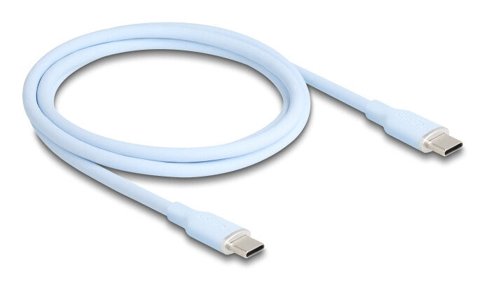 DeLOCK 81234 USB-kabel USB 2.0 1 m USB C 0,48 Gbit/sek. 60 W Blå