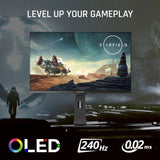 Viewsonic XG272-2K-OLED computerskærm 68,6 cm (27") 2560 x 1440 pixel Quad HD Sort, Hvid