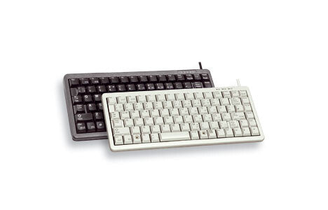 CHERRY Compact keyboard, Combo (USB + PS/2), PL tastatur USB + PS/2 QWERTY Grå