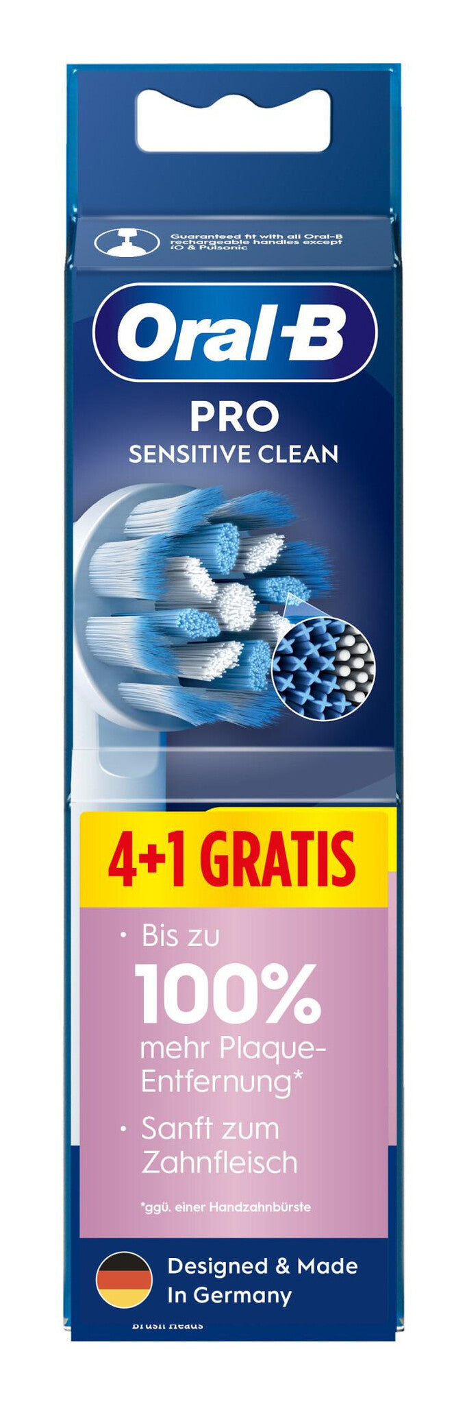 Oral-B Pro Sensitive Clean 5 stk Hvid