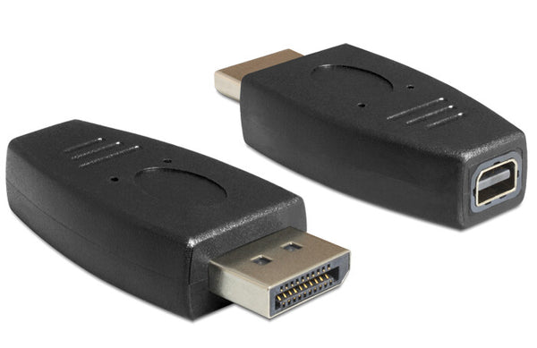 DeLOCK 65237 kabel kønsskifter Displayport mini Displayport Sort