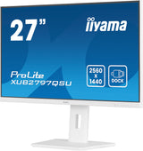 iiyama ProLite XUB2797QSU-W2 computerskærm 68,6 cm (27") 2560 x 1440 pixel Quad HD LED Hvid