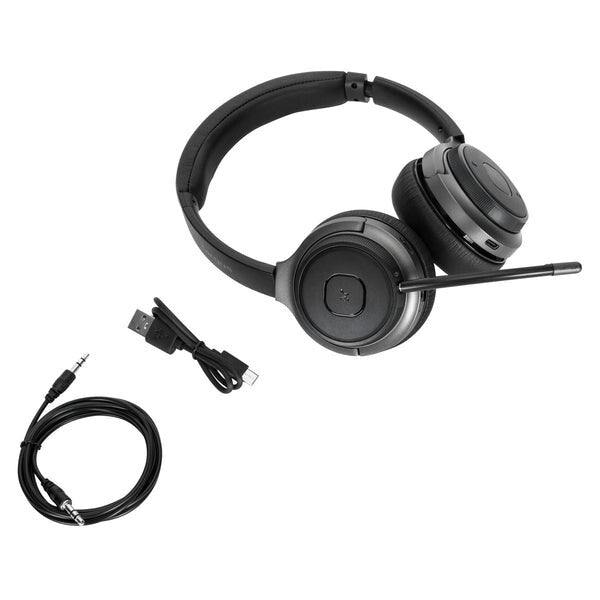 Targus AEH104GL hovedtelefoner/headset Kabel & trådløs Opkald/musik USB Type-C Bluetooth Sort