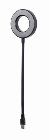 Gembird NL-LEDRING-01 USB gadget Sort, Hvid Lampe