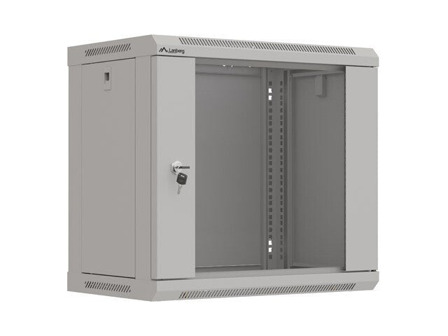 Lanberg WF03-5309-10S stativ 9U Vægmonteret stativ Sort