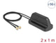 DeLOCK 81485 antenne Omniretningsbestemt antenne 2x SMA 3 dBi