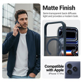 Crong CRGHMMIP1763PNBL mobiltelefon etui Cover Marineblå, Gennemsigtig