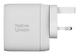 Native Union Fast Gan Charger Pd 67W Laptop, Smartphone, Tablet Hvid Vekselstrøm Hurtig opladning Indendørs