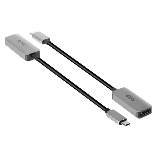 CLUB3D CAC-1567 USB grafisk adapter 7680 x 4320 pixel Sort, Sølv