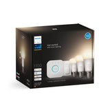 Philips Hvide Hue pærer Startsæt: 3 x E27 pærer (1100) + Dimmer switch