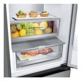 LG GBV5240CPY kombi-køleskab Fritstående 387 L Sølv