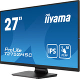 iiyama ProLite T2752MSC-B1 computerskærm 68,6 cm (27") 1920 x 1080 pixel Fuld HD LED Berøringsskærm Sort