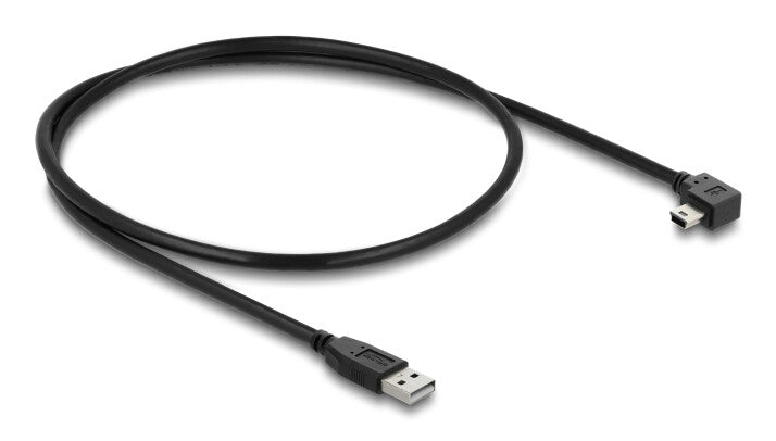DeLOCK 81651 USB-kabel USB 2.0 1 m USB A Mini-USB B 0,48 Gbit/sek. Sort
