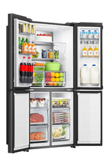 Hisense RQ5P470SAFD side-by-side køle-fryseskab Fritstående 483 L Sort