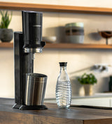 SodaStream Crystal 3.0 Metal, Rustfrit stål Sort