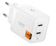 Spigen Essential EE472EU Universel Hvid Vekselstrøm Hurtig opladning Indendørs