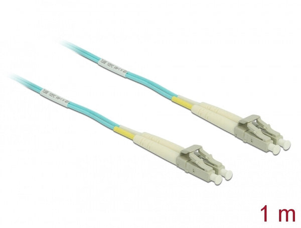 DeLOCK 86558 InfiniBand og fiberoptisk kabel 1 m LC Turkisfarve