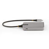 StarTech.com HB31C3A1CDPPD3 interface hub USB 3.2 Gen 2 (3.1 Gen 2) Type-C 10000 Mbit/s Sølv