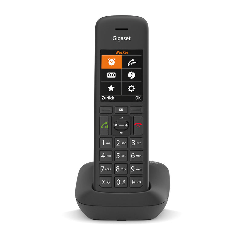 Gigaset C575 Analog/DECT-telefon Nummervisning Sort