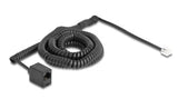 DeLOCK 90119 telefonkabel 10 m Sort