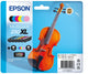 Epson 250XL Violin Claria Photo HD blækpatron 1 stk Original High (L) Yield Sort, Blå, Lys cyan, Lys magenta, Magenta, Gul