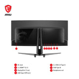 MSI MAG 341CQPDE QD-OLED computerskærm 86,4 cm (34") 3440 x 1440 pixel UltraWide Quad HD Sort