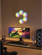 Govee RGBIC Glide Hexa Light Panels 5 pcs Intelligent væglampe Wi-Fi/Bluetooth