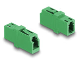 DeLOCK 87984 fiber adapter LC/APC 1 stk Grøn