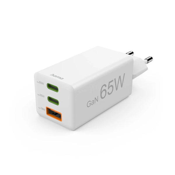 Hama 00125142 oplader til mobil enhed Universel Hvid Vekselstrøm Hurtig opladning Indendørs