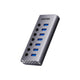 UNITEK H1314A01-EU interface hub USB Type-C 5000 Mbit/s Grå