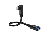 Conceptronic ABBY19B kabel kønsskifter USB-C USB-A Sort