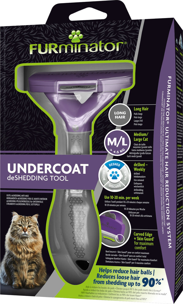 FURminator FUR151357 børste & kam til kæledyr Violet Kat Deshedder