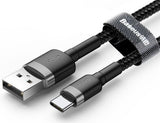 Baseus CATKLF-UG1 USB-kabel 3 m USB A USB C Sort