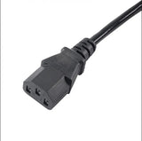 Akyga AK-PC-05 Sort 5 m CEE7/7 IEC C13