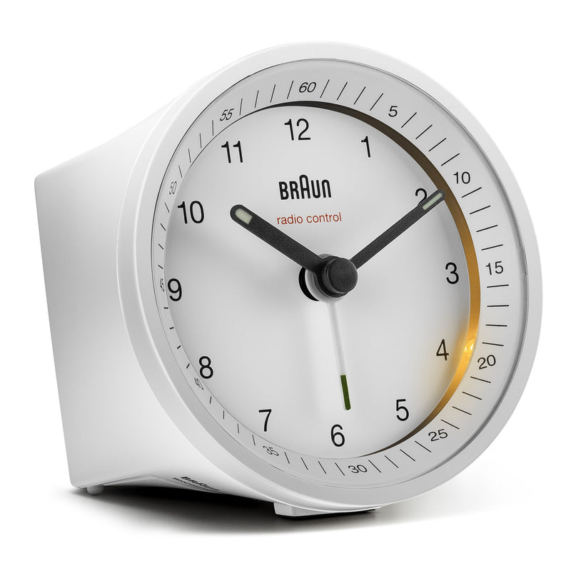 Braun BC07W-DCF Quartz alarmur Hvid