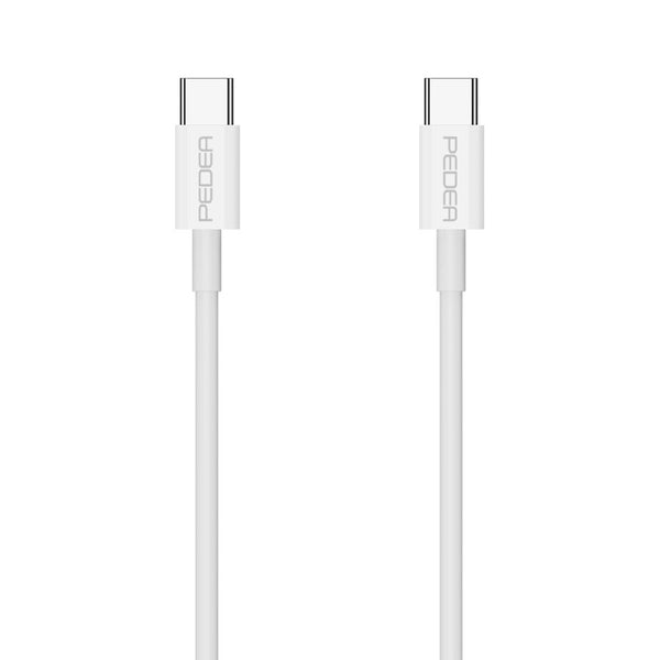 PEDEA 60040120 USB-kabel USB 2.0 1 m USB C 0,48 Gbit/sek. Hvid