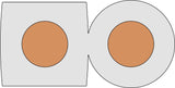 Goobay 67720 lydkabel 10 m Kobberfarve, Transparent