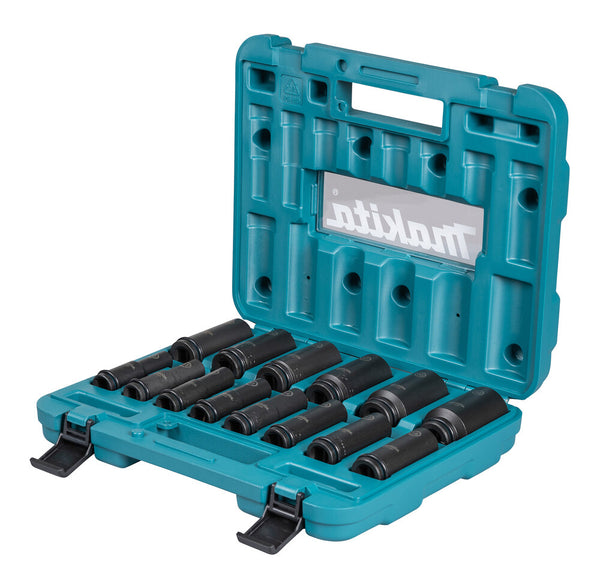 Makita E-16586 impakt kontakt Slagmuffe sæt Sort, Grøn