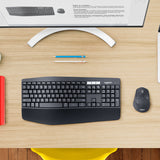 Logitech MK850 Performance tastatur Mus inkluderet Universel RF trådløs + Bluetooth AZERTY Belgisk Sort