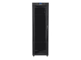 Lanberg FF01-6642-12BL stativ 42U Fritstående reol Sort