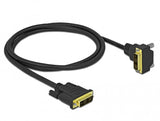 DeLOCK 85902 DVI kabel 2 m DVI-D Sort