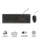 Trust Primo tastatur Mus inkluderet Kontor USB Tysk Sort