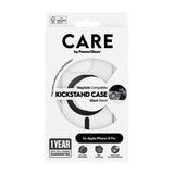 PanzerGlass CARE™ by ® Case Transparent m. Sort Kickstand & MagSafe iPhone 16 Pro