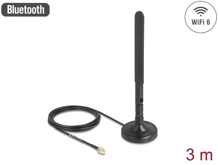 DeLOCK 10039 antenne Omniretningsbestemt antenne RP-SMA 3 dBi