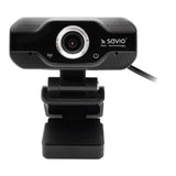 Savio CAK-01 webcam 2000000 MP 1920 x 1080 pixel USB Sort