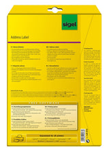 Sigel LA315 adresse- og postetiket Hvid