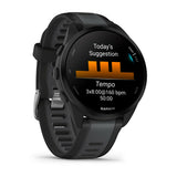 Garmin Forerunner 165 Music 3,05 cm (1.2") AMOLED 43 mm Digital 390 x 390 pixel Berøringsskærm Sort GPS (satellit)