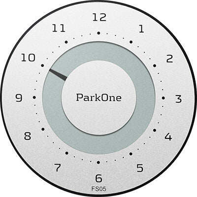 Needit ParkOne parkeringsskive Sort, Hvid, Metallic Elektronisk