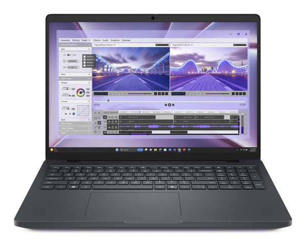 DELL Pro Max 16 MC16250 Intel Core Ultra 7 265H Mobil workstation 40,6 cm (16") Full HD+ 32 GB DDR5-SDRAM 1 TB SSD NVIDIA RTX PRO 1000 Blackwell Wi-Fi 7 (802.11be) Windows 11 Pro Nordisk Sort