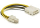 DeLOCK Cable P4 male > Molex 4pin male Flerfarvet 0,13 m